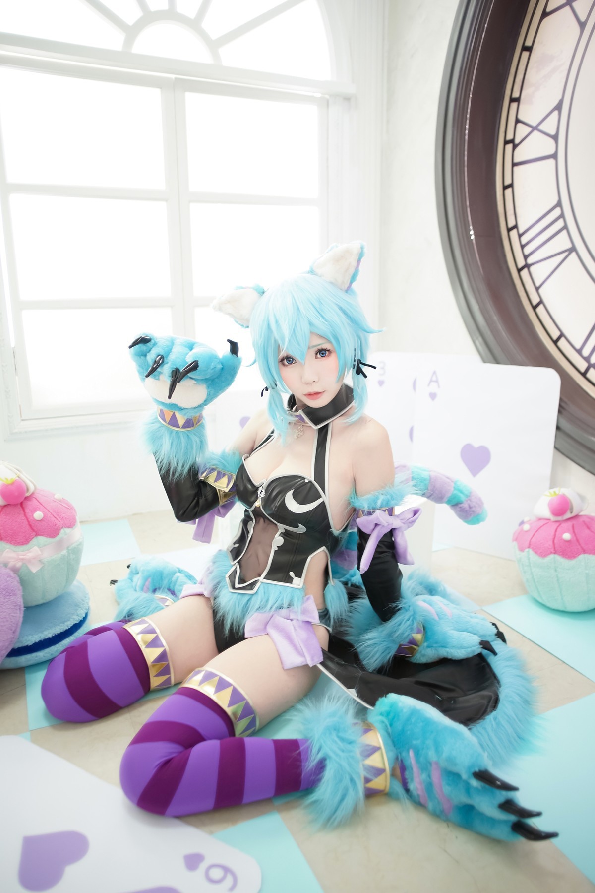 Cosplay ElyEE子 诗乃扑克猫 28
