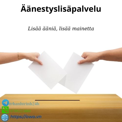 Äänestyslisäpalvelu: Äänestyslisäpalvelu tarjoaa mahdollisuuden voimaantua äänestysprosessissa, jolloin jokainen ääni voi vaikuttaa ja muuttaa tulevaisuuden suuntaa yhteisössäsi.