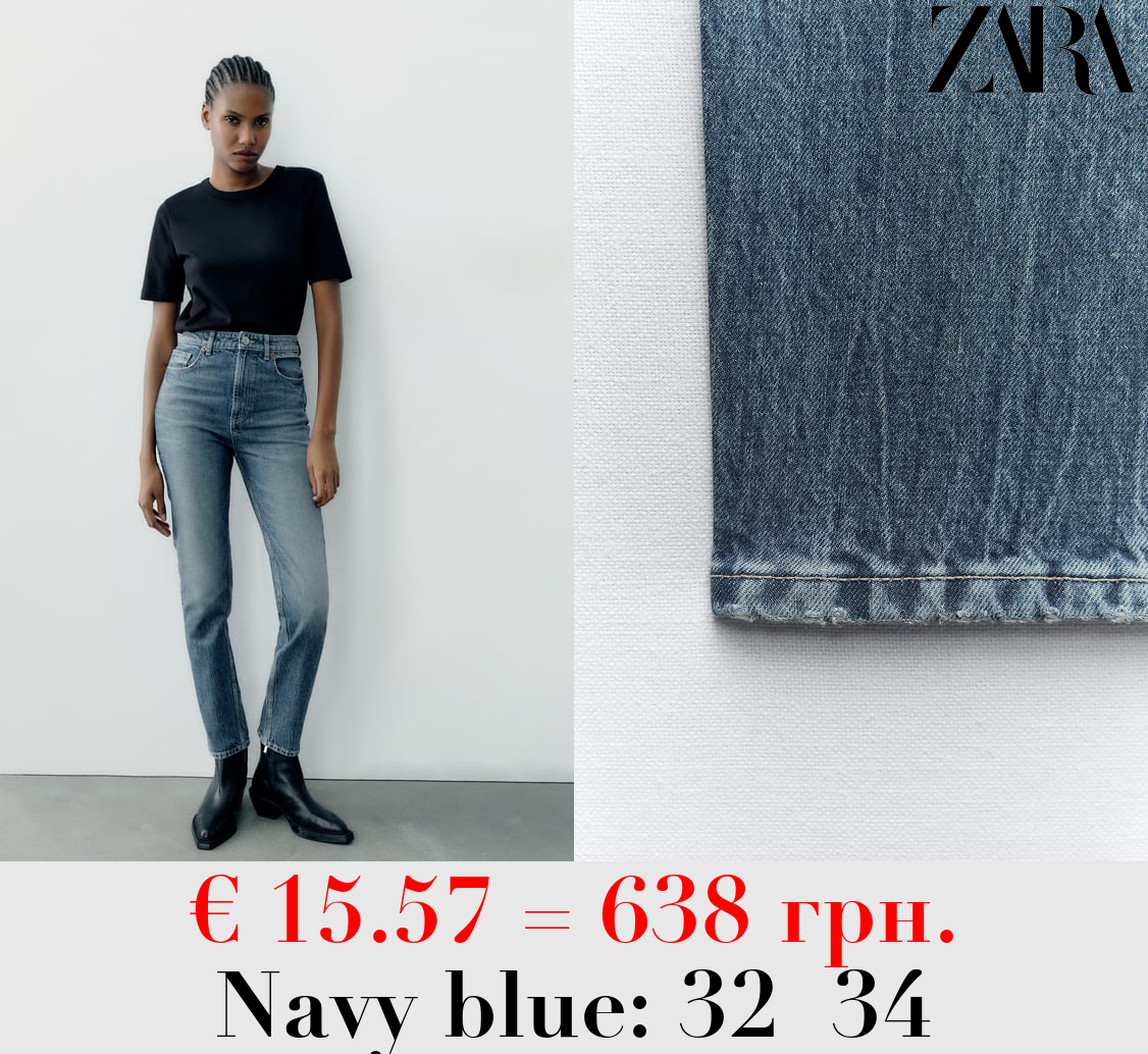 TRF MOM FIT HIGH-WAIST JEANS