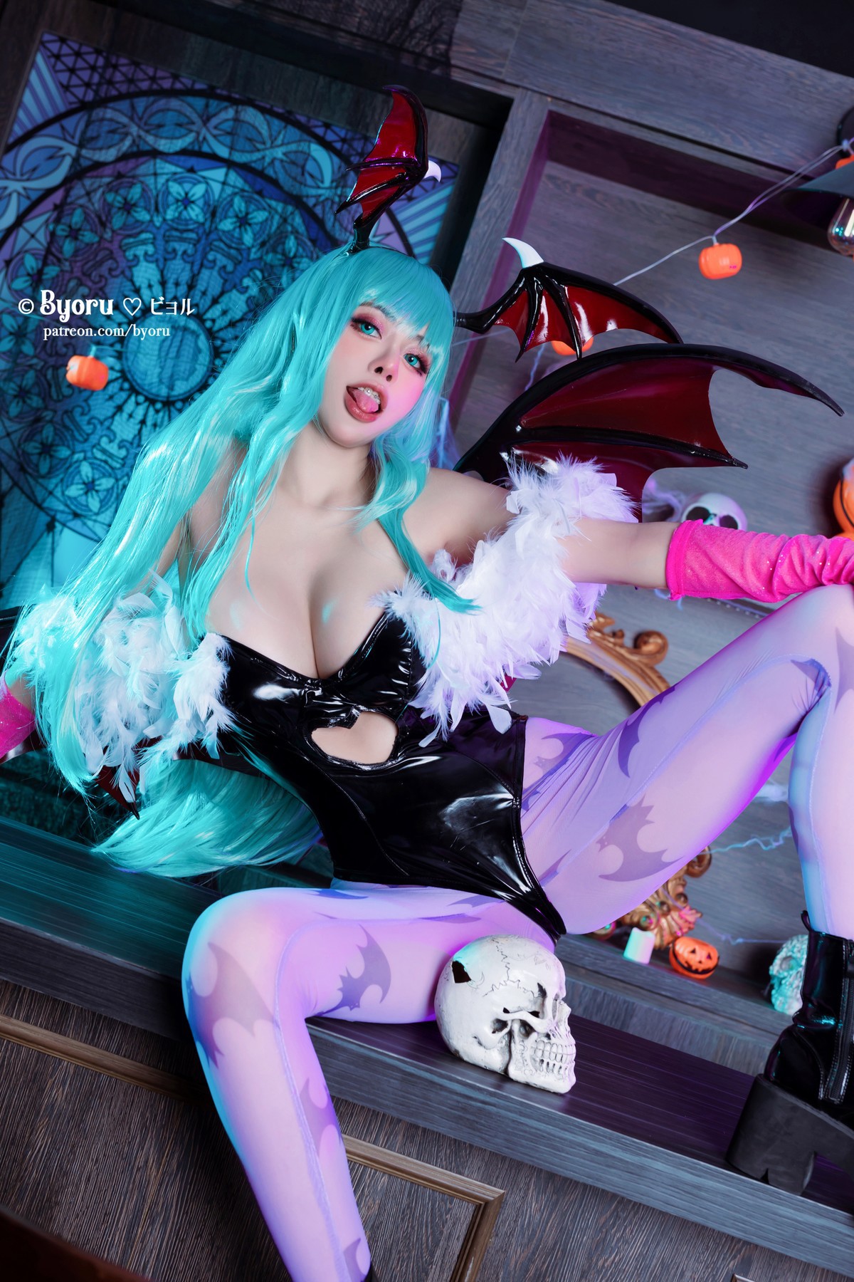 Cosplay 萝莉Byoru Morrigan 8