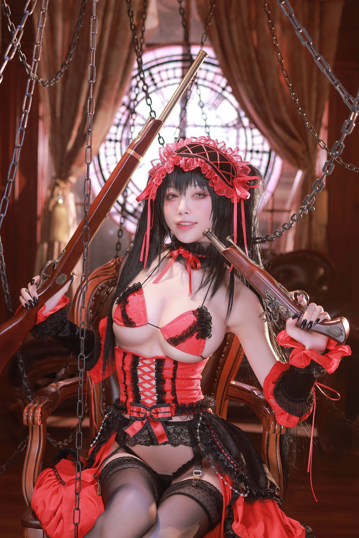 水淼aqua Cosplay 时崎狂三 19