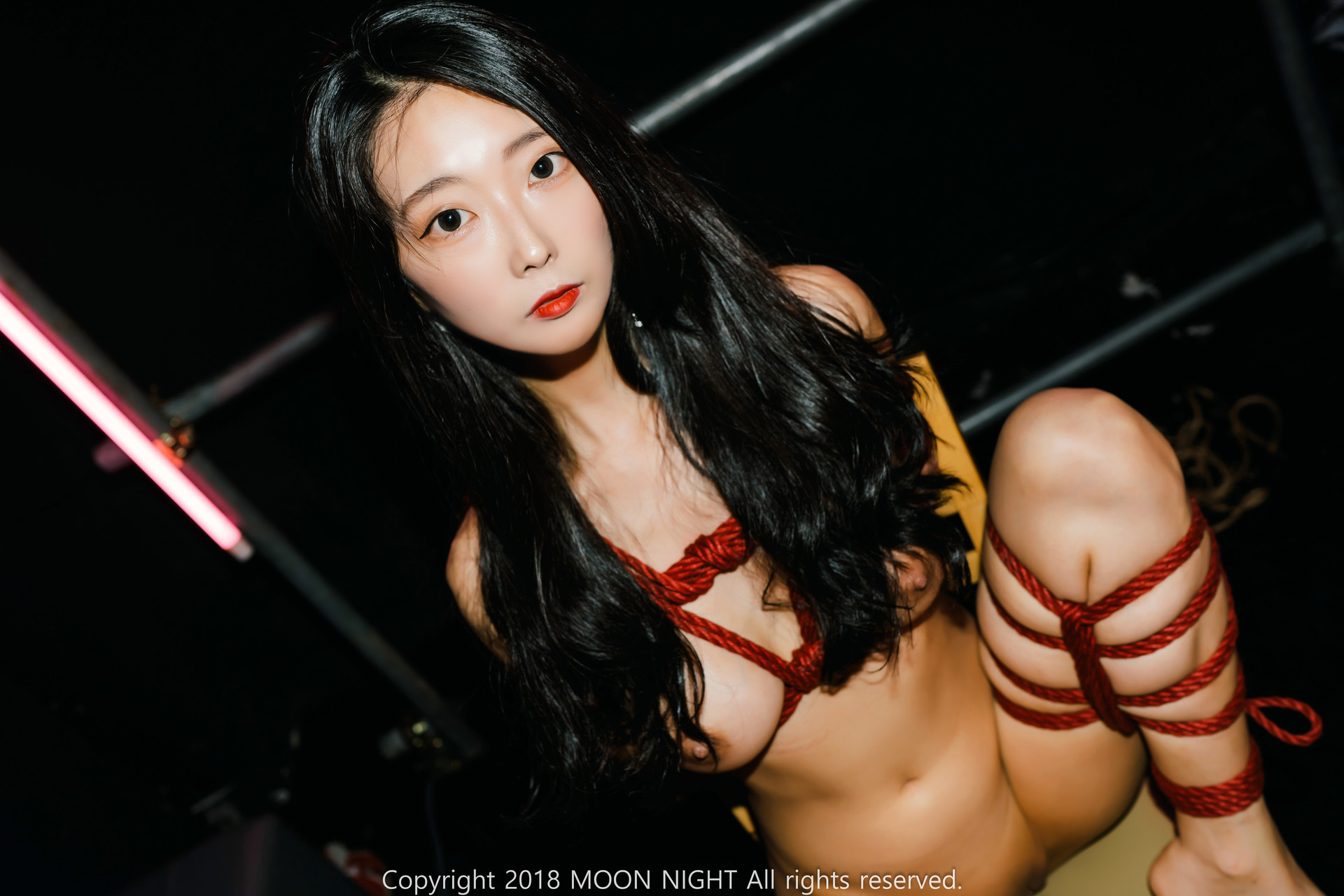 Mona 모나, [Moon Night Snap] SM Club 아트 본디지 (with 마스터) Set.02 33