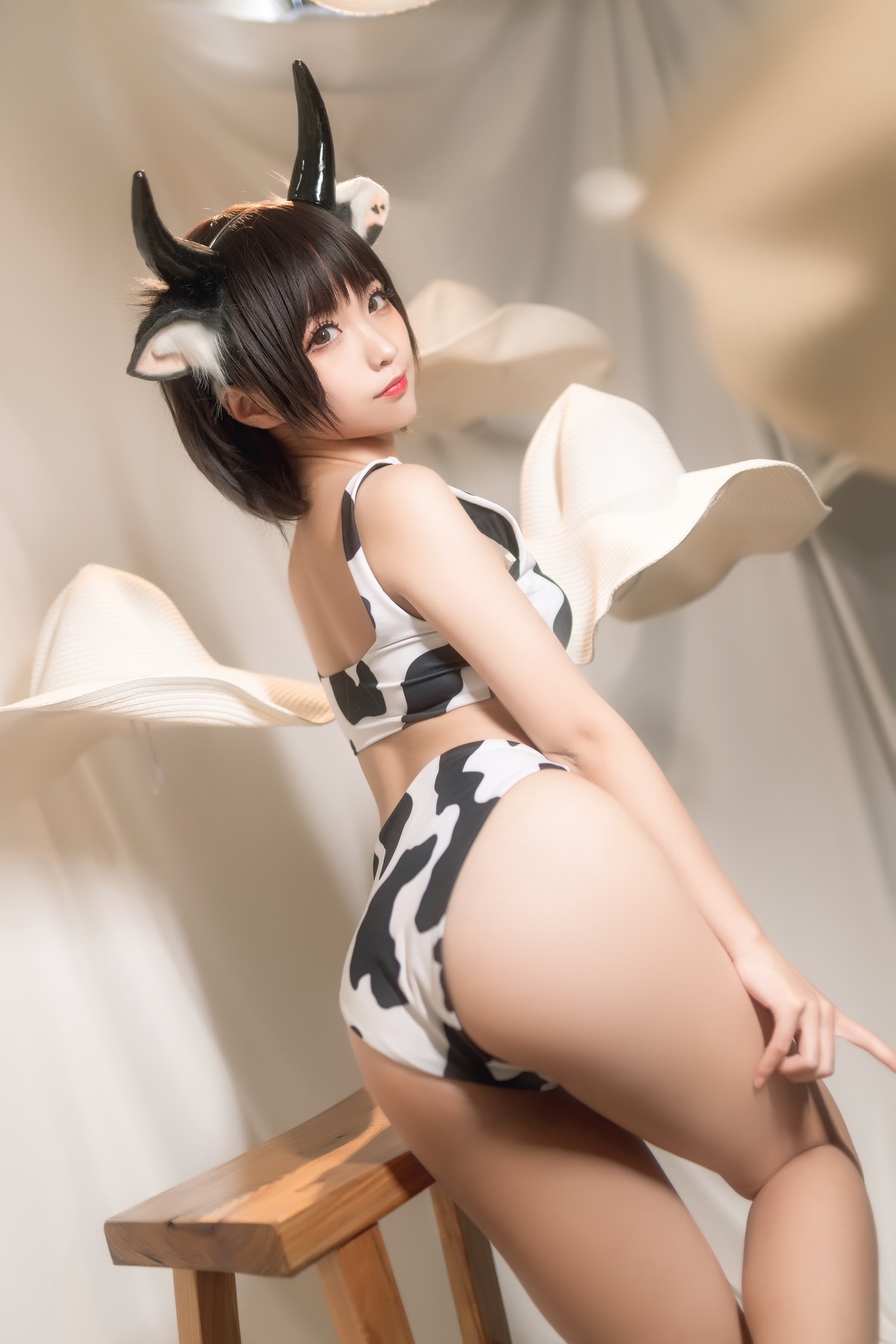 Cosplay 蠢沫沫 Chunmomo 花花牛 18