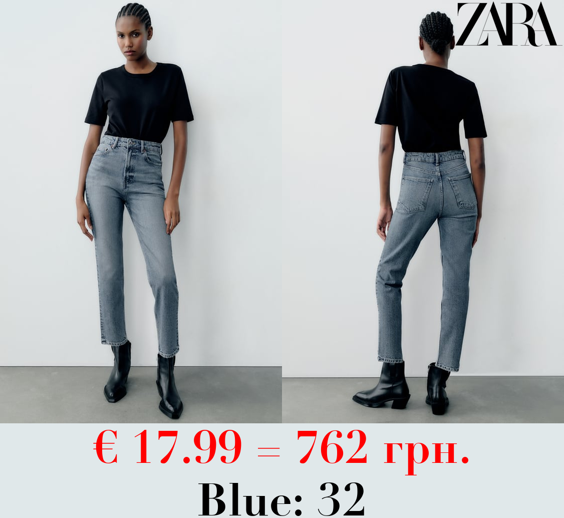 TRF MOM FIT HIGH-WAIST JEANS