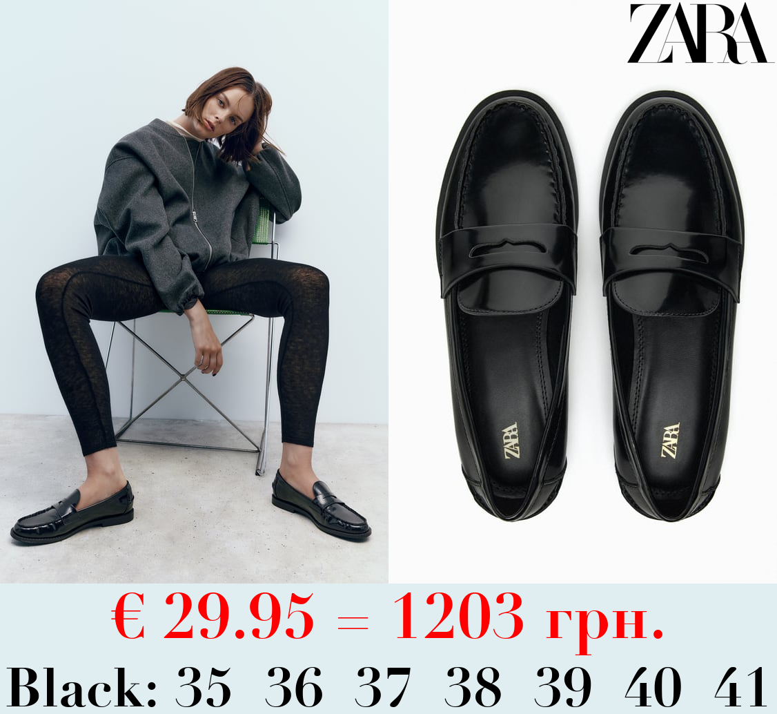 PATENT-FINISH LOAFERS