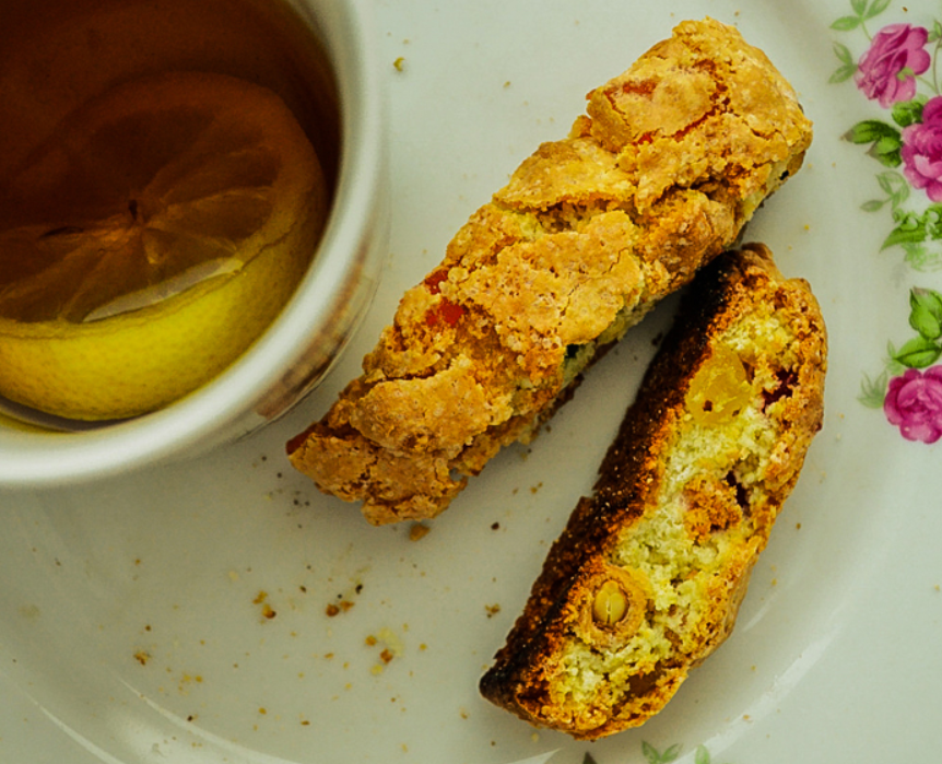 Candied and Raisins Biscotti