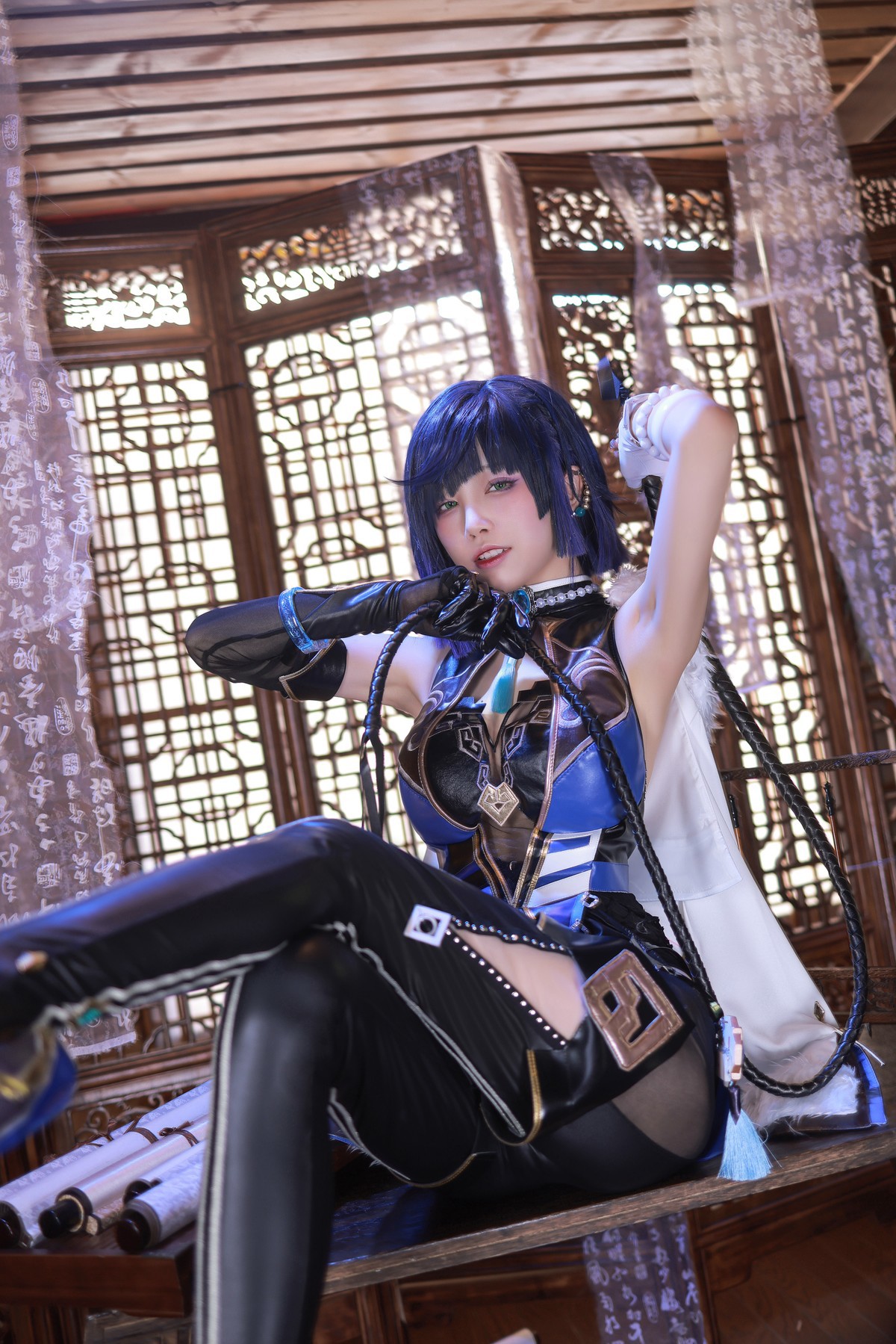 水淼aqua Cosplay 夜兰 Yelan 3