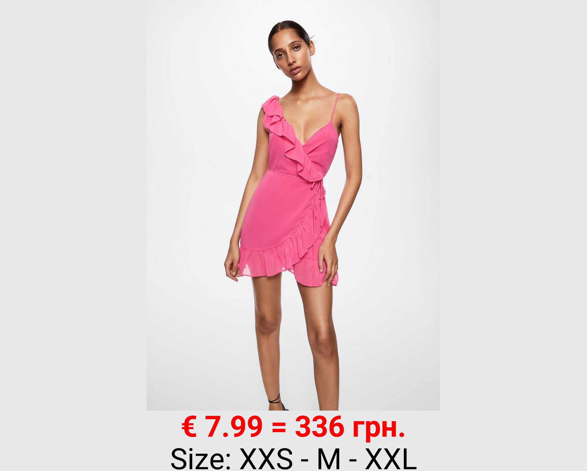 Vestido escote asimétrico