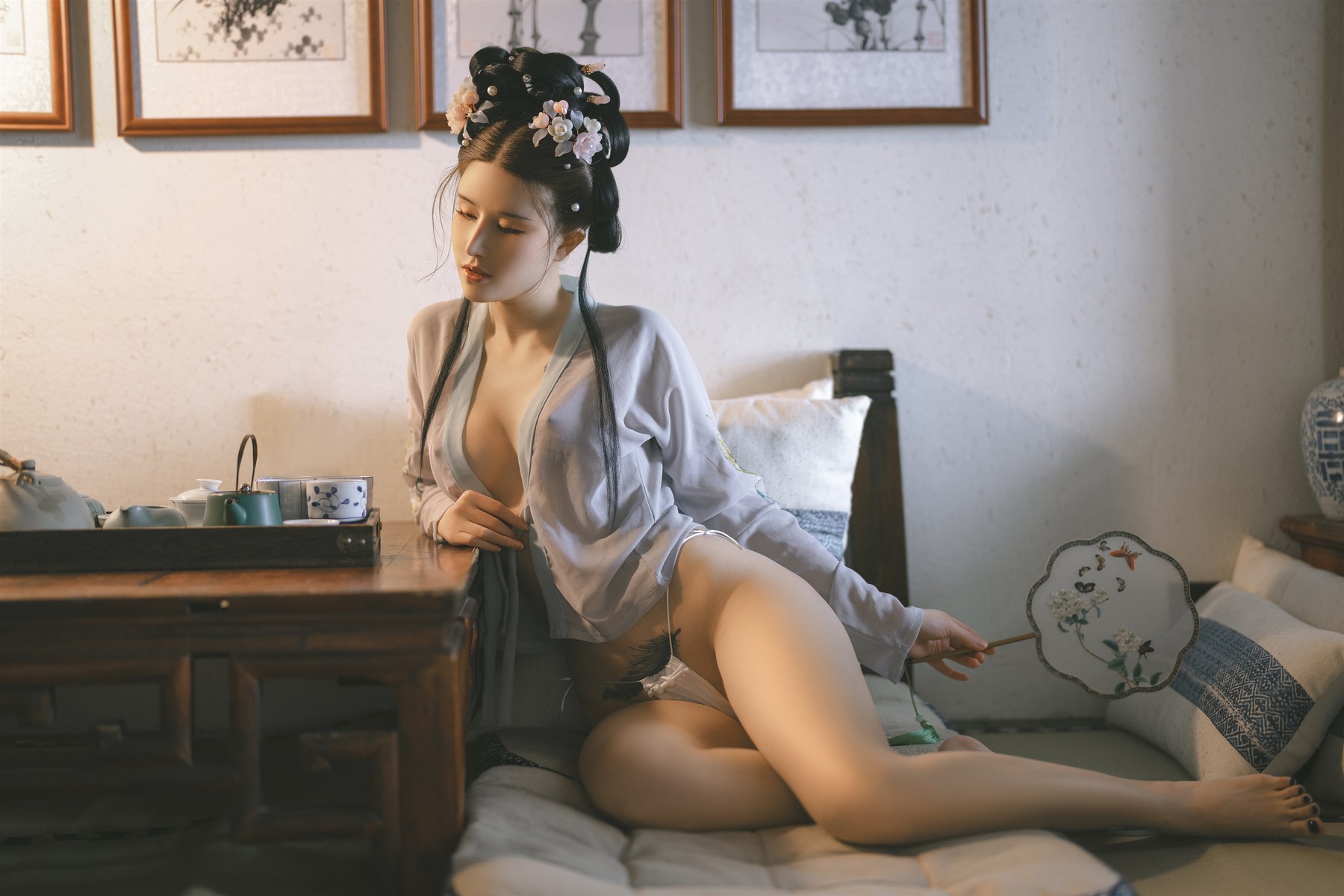 Cosplay 鹿八岁 X铁手叫兽 汉服 41