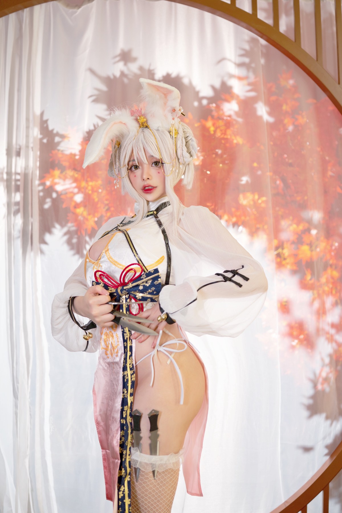 NinJA阿寨寨 Cosplay 肉肉大白兔 1
