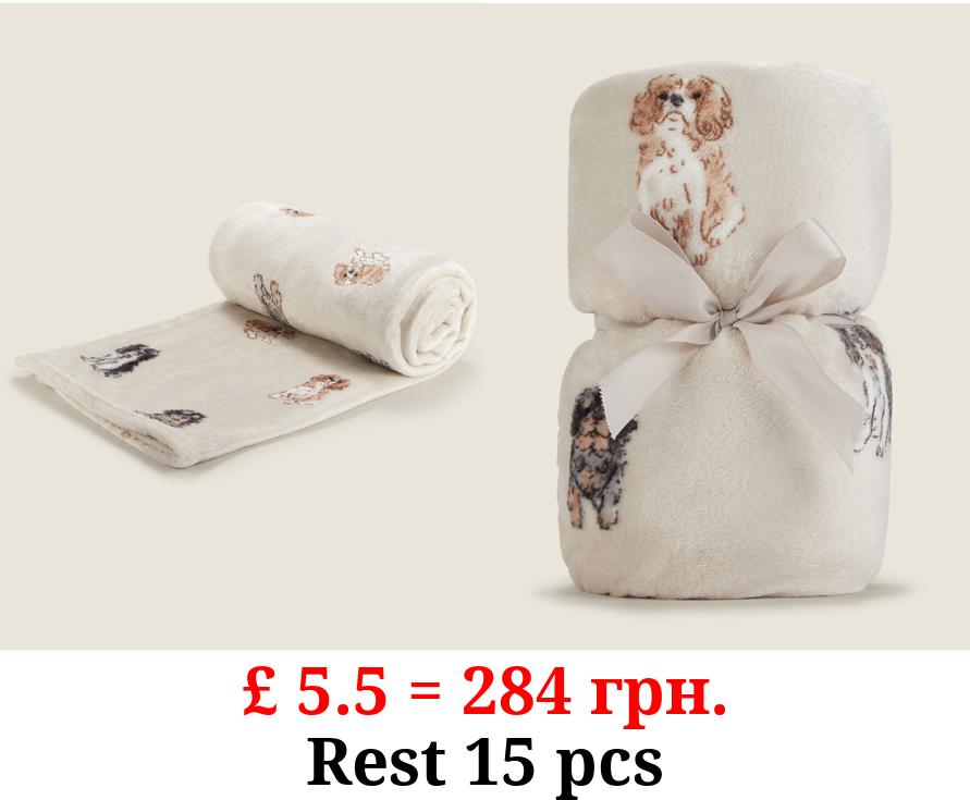 Natural Spaniel Super-Soft Throw