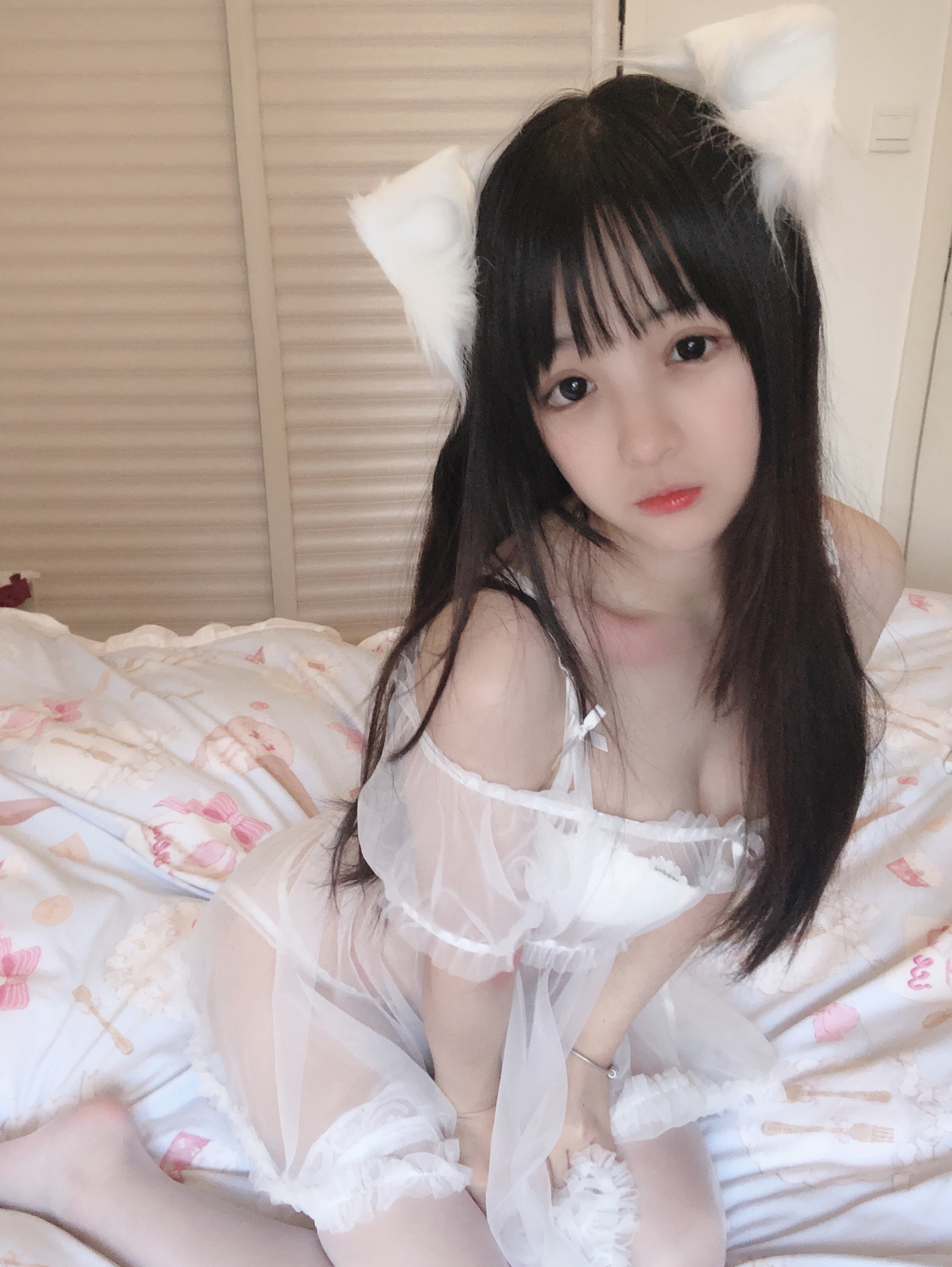 樱井宁宁- 小白猫 蕾丝内衣[31P] 13