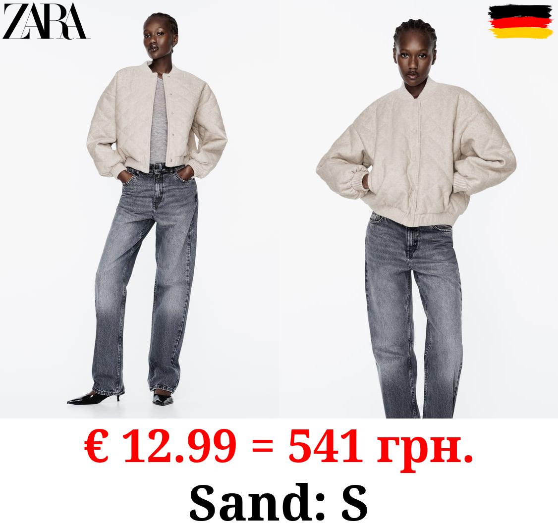 SOFT QUILTED BOMBER JACKET