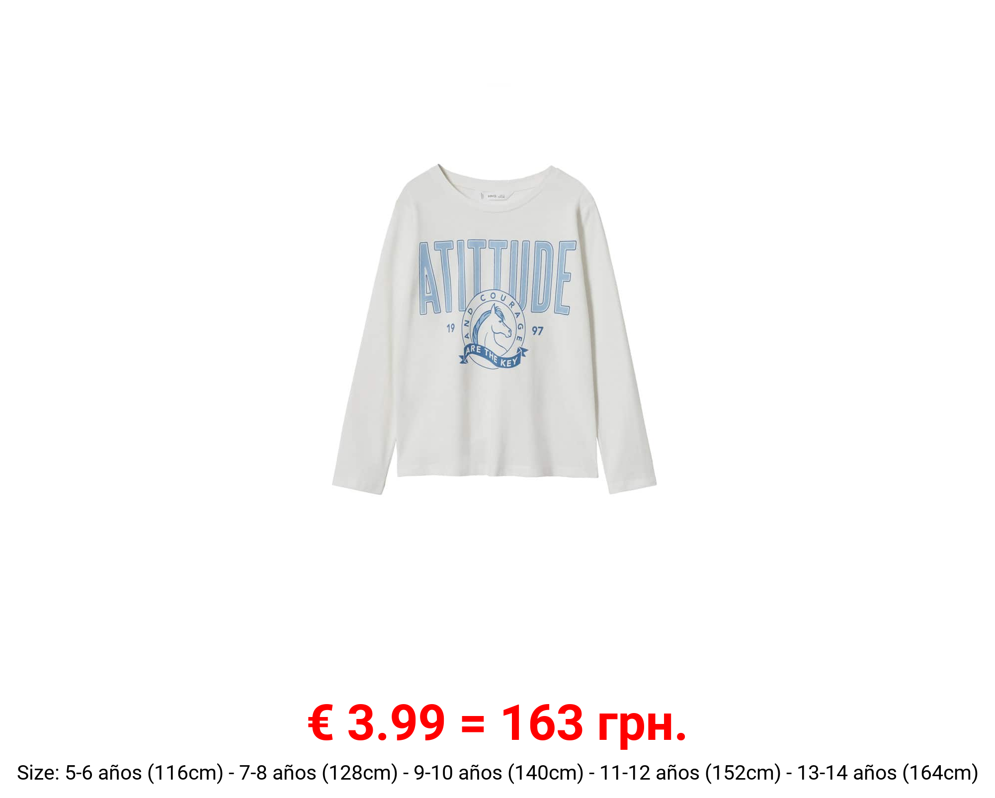 Camiseta manga larga mensaje