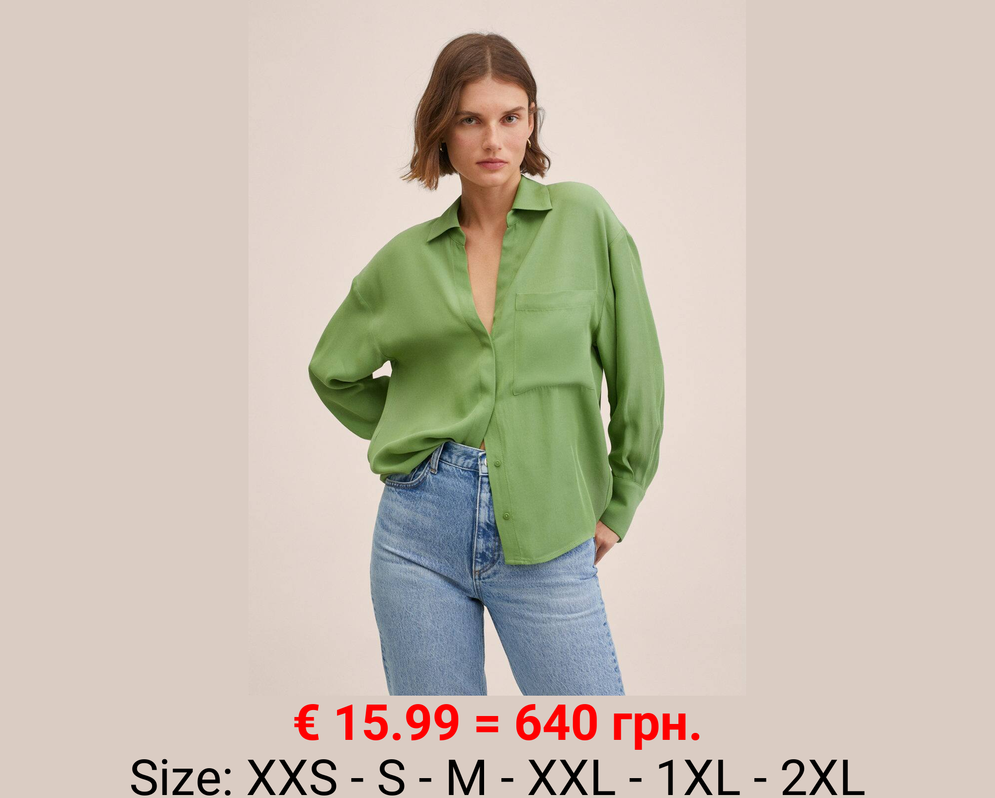 Camisa fluida lyocell