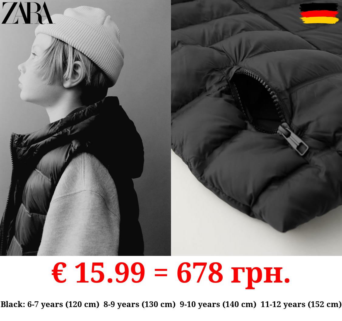 SOFT LIGHT PUFFER GILET WITH PADDING