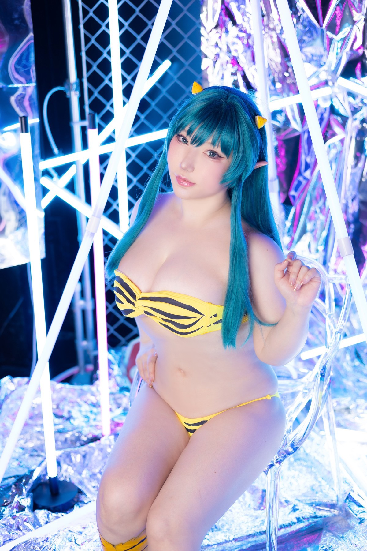 Cosplay SAKUサク Lum ラム うる星やつら Set.04 38