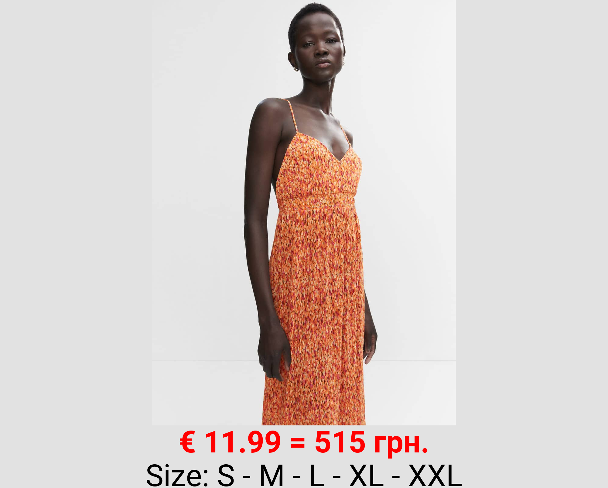 Vestido textura espalda cruzada