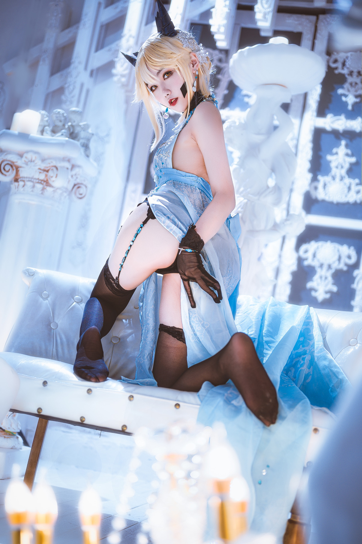 [Momoko葵葵] Artoria Pendragon Alter 黑枪呆礼服 15
