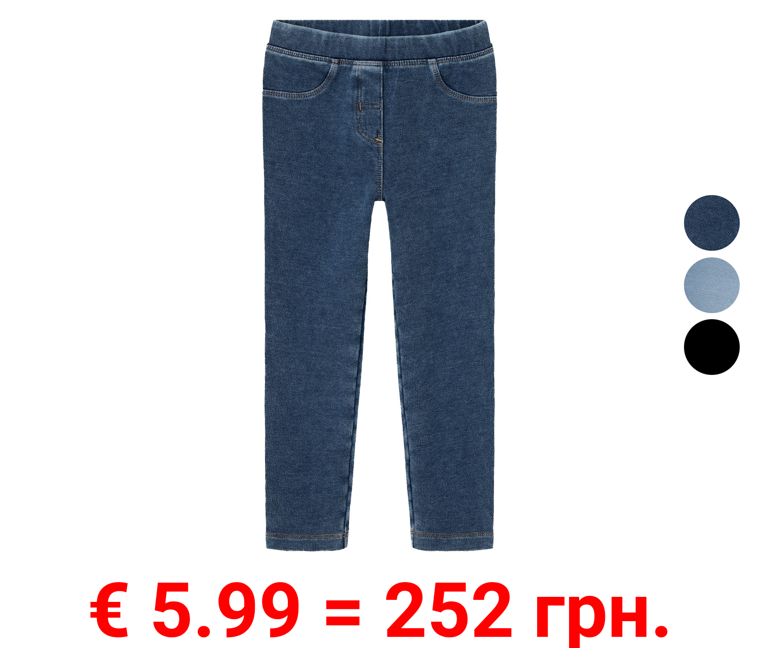 lupilu® Kleinkinder Mädchen Jeggings, elastischer Bund