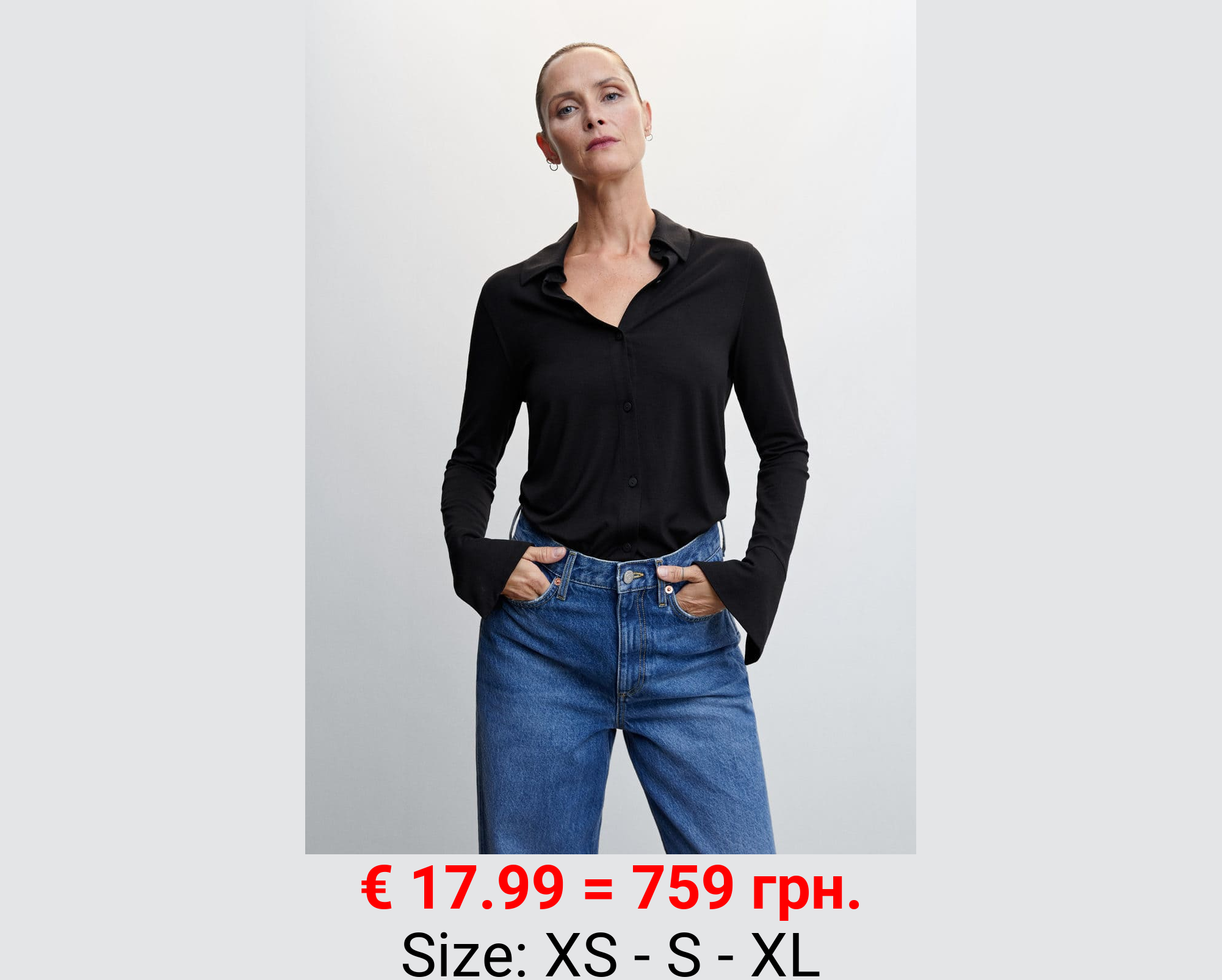 Camisa fluida botones