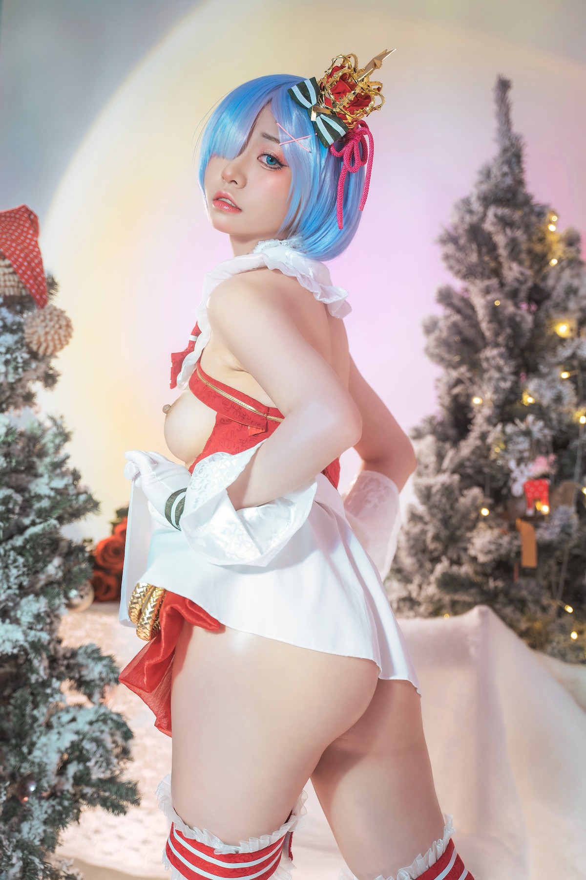 爆机少女喵小吉 Cosplay Re：从零开始的圣诞节 21