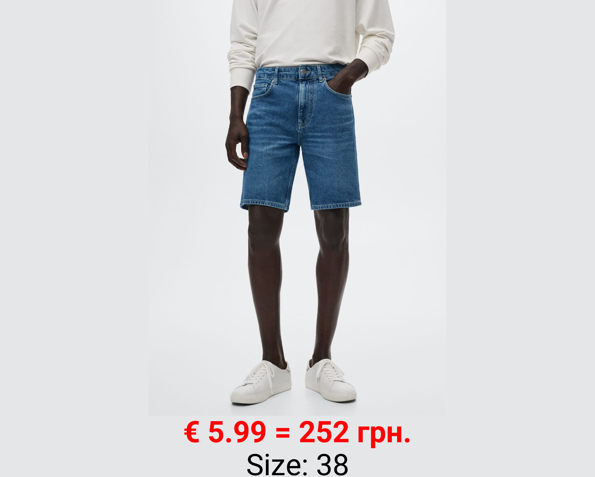 Bermudas vaqueras regular fit