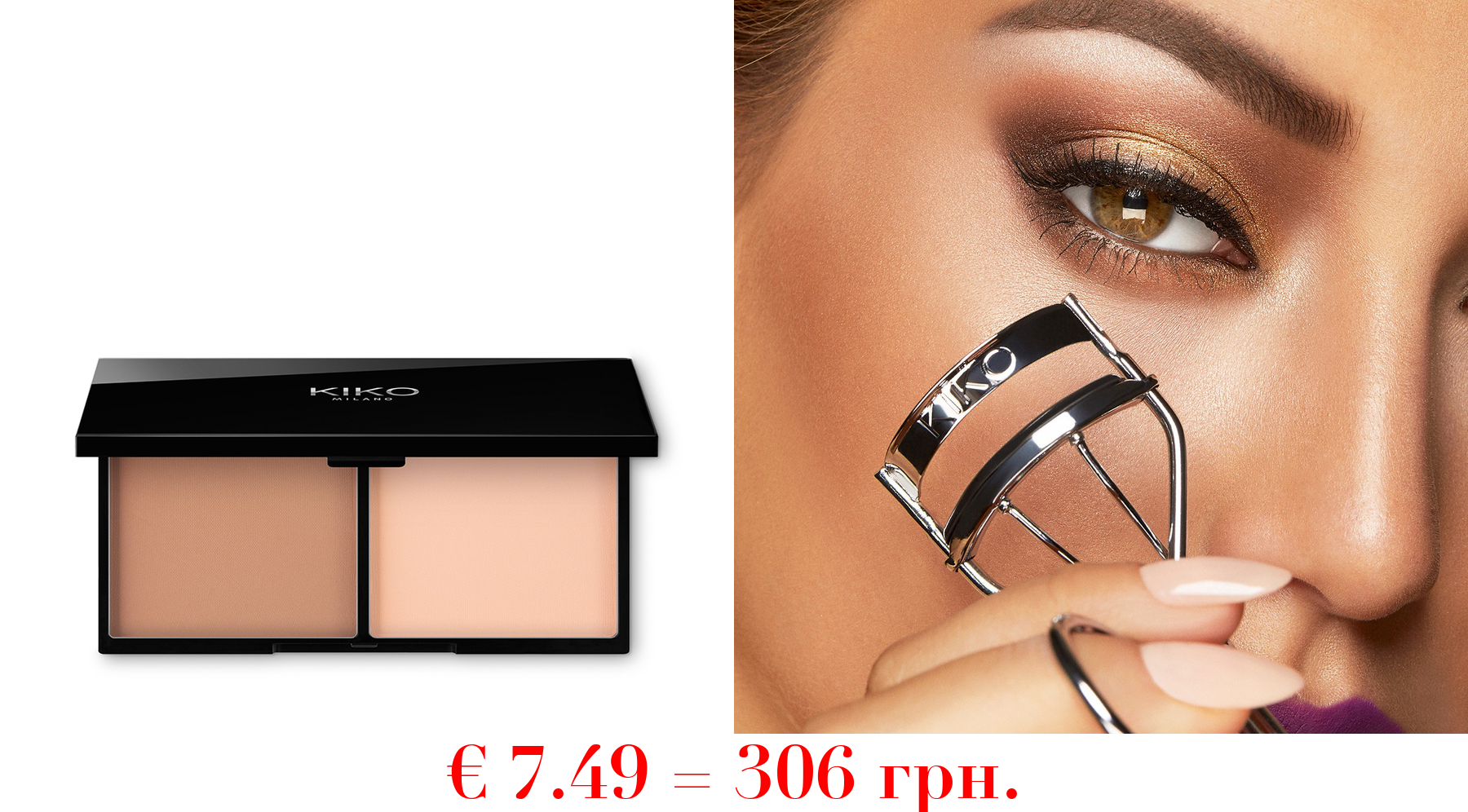 smart contouring palettePalette mit Bronzer und Highlighter für das Gesichts-Contouring