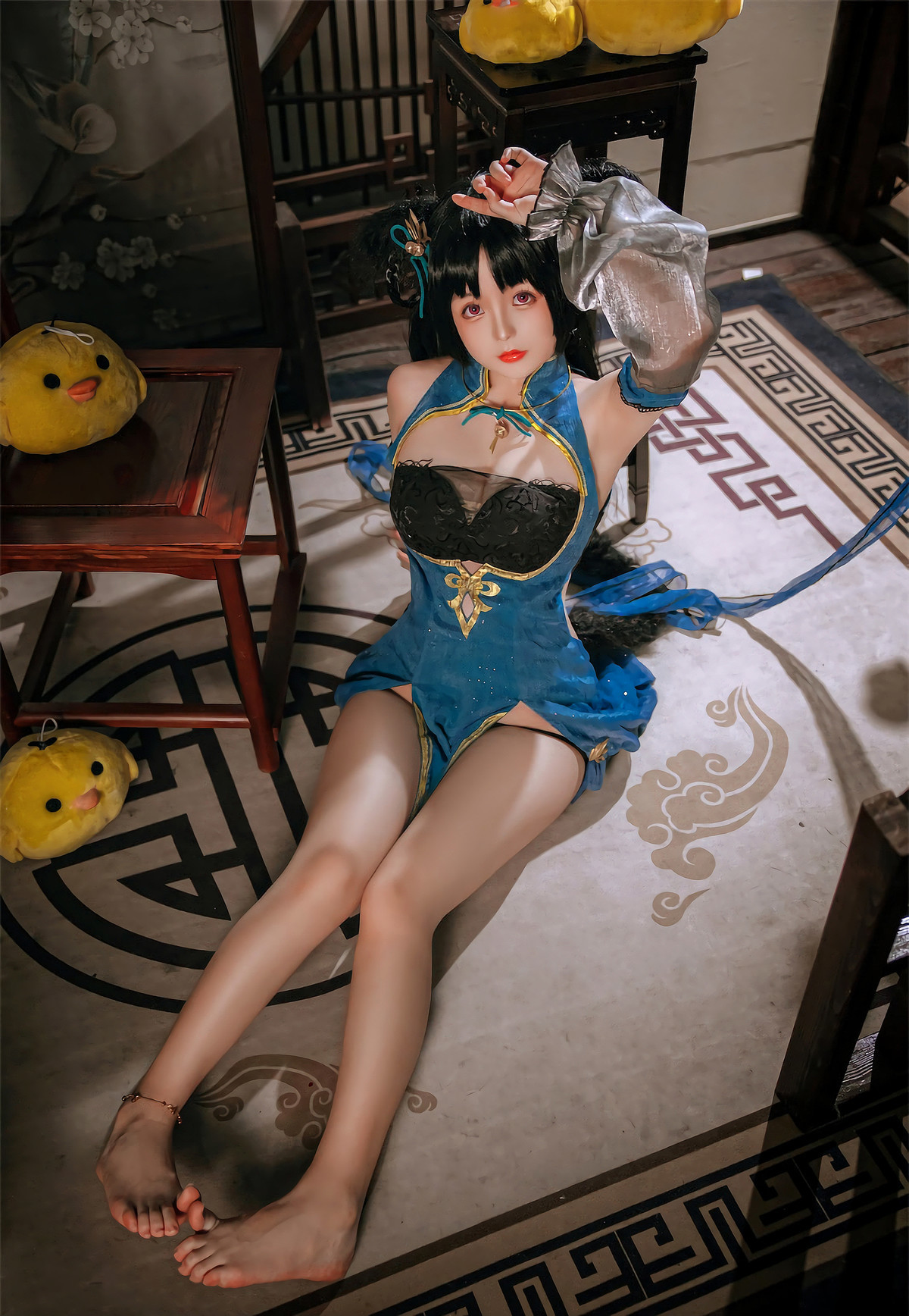 Cosplay Rinaijiao日奈娇 碧蓝航线 大潮旗袍 9