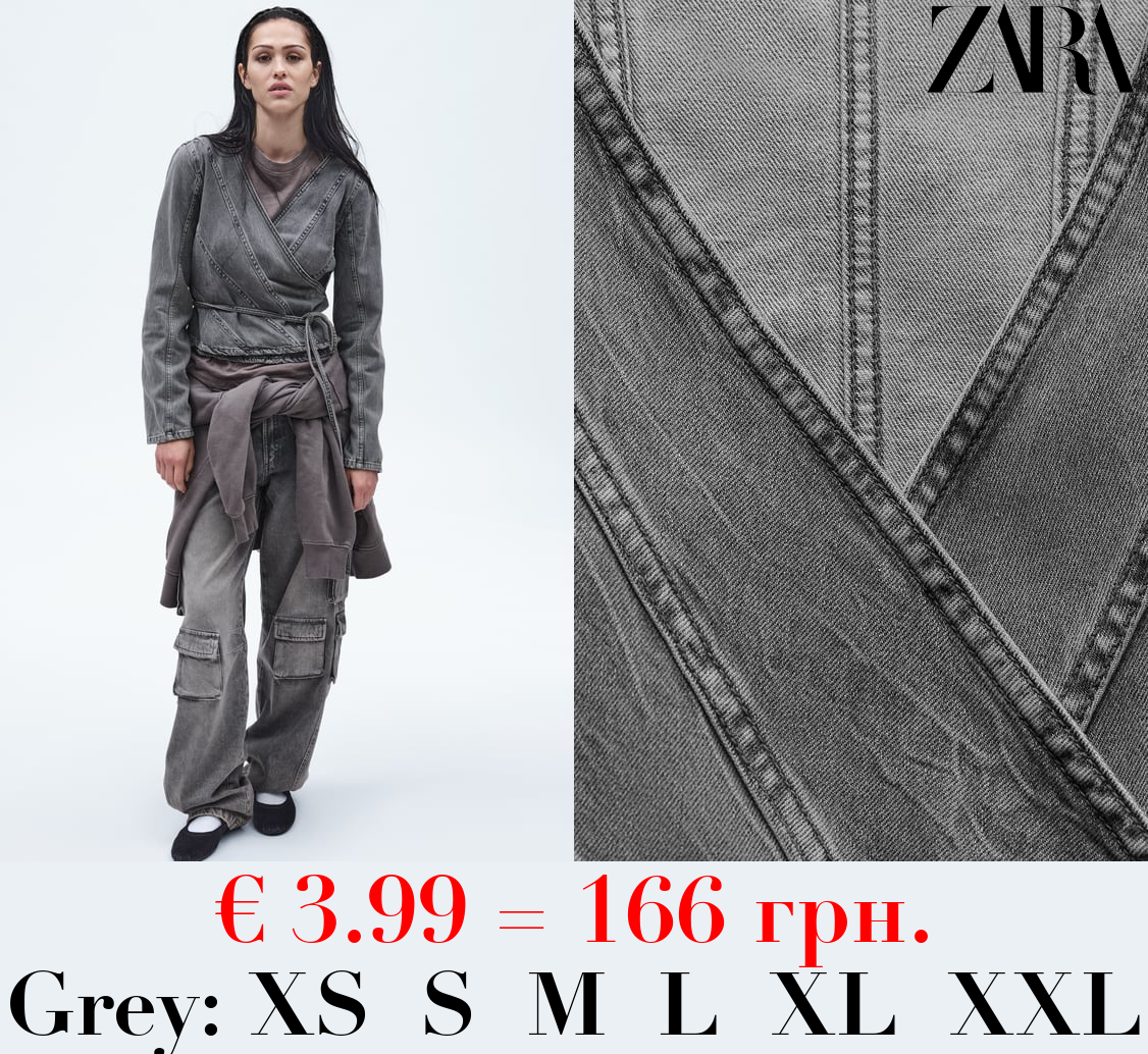 TRF CROSSOVER DENIM SHIRT