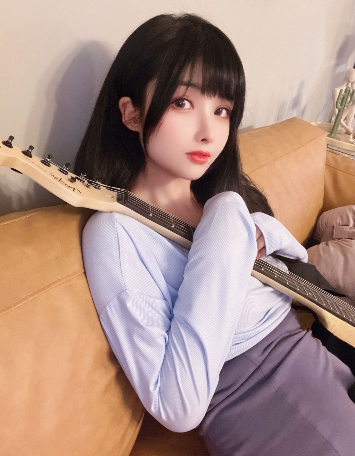rioko凉凉子-吉他妹妹系带裙[45P1V] 43