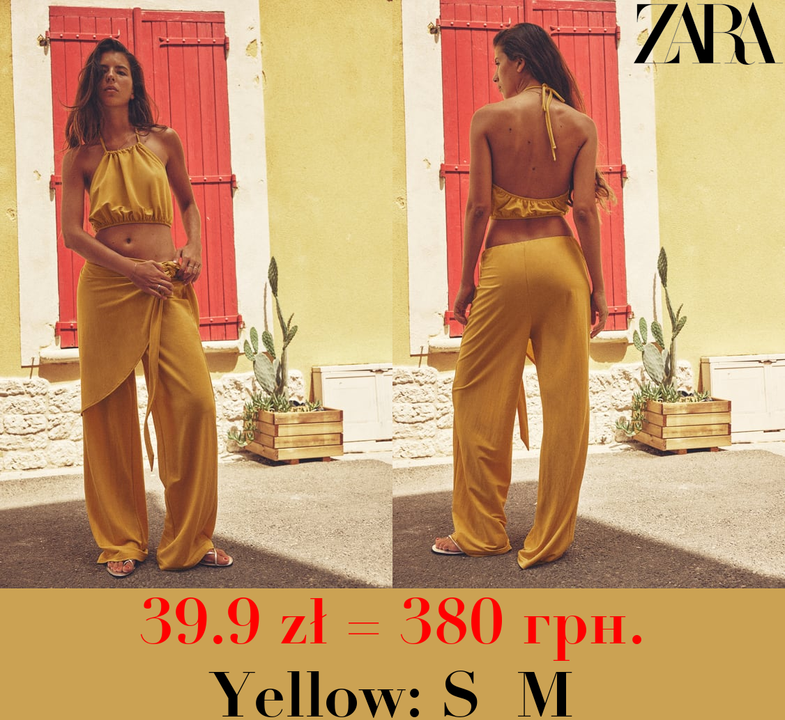 WRAP TROUSERS WITH TIES