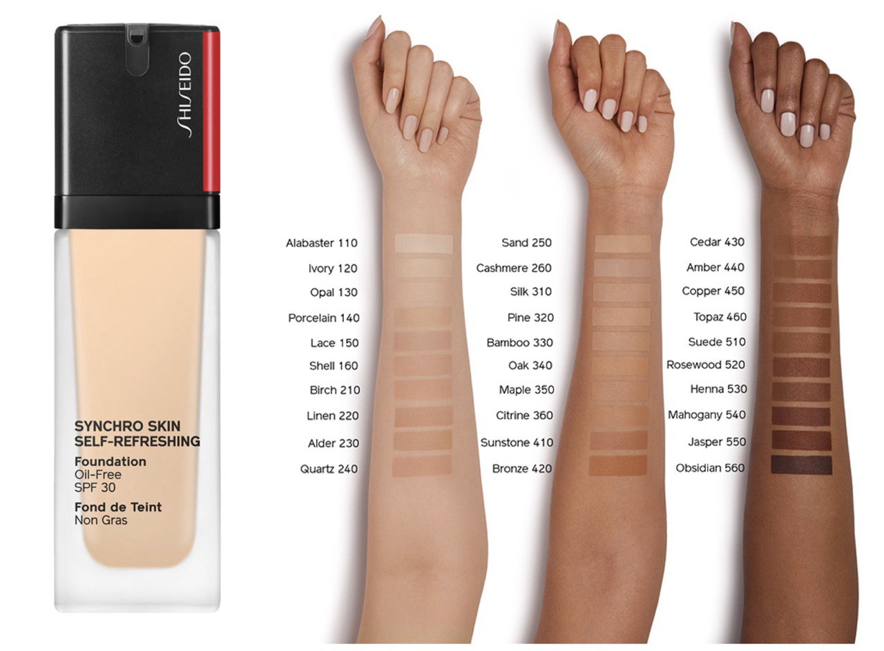 Shiseido synchro skin radiant lifting. Тональный крем Shiseido Synchro Skin. Shiseido Synchro Skin Foundation палитра Opal 120. Shiseido Synchro Skin оттенки. Shiseido Synchro Skin Radiant Lifting Foundation оттенки.