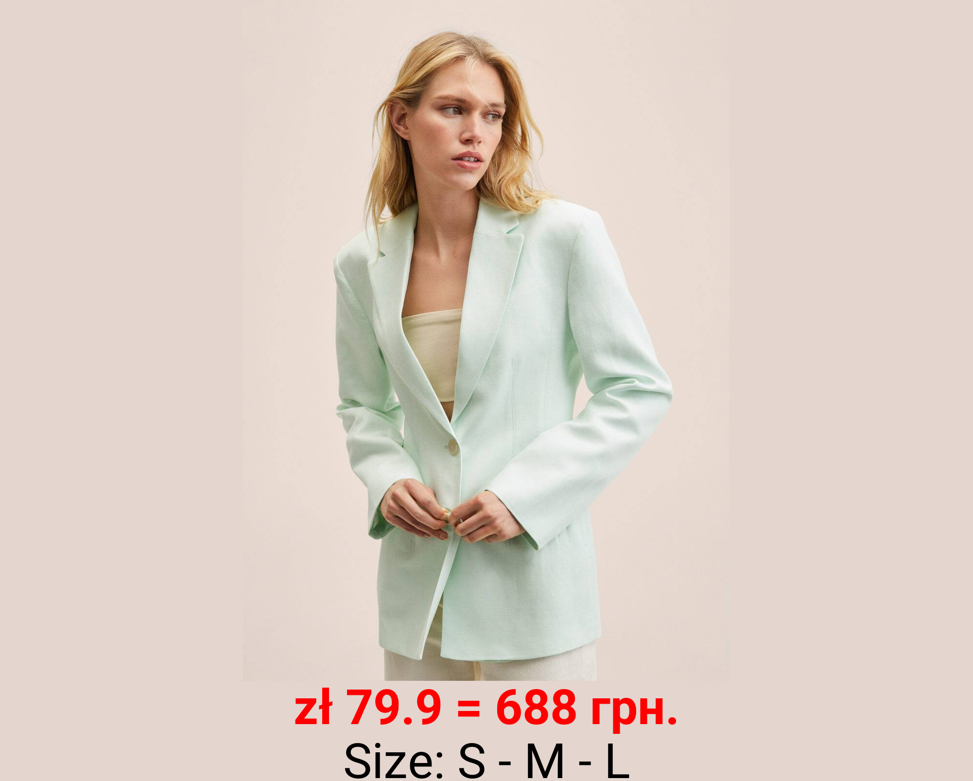 Americana lino estructurada