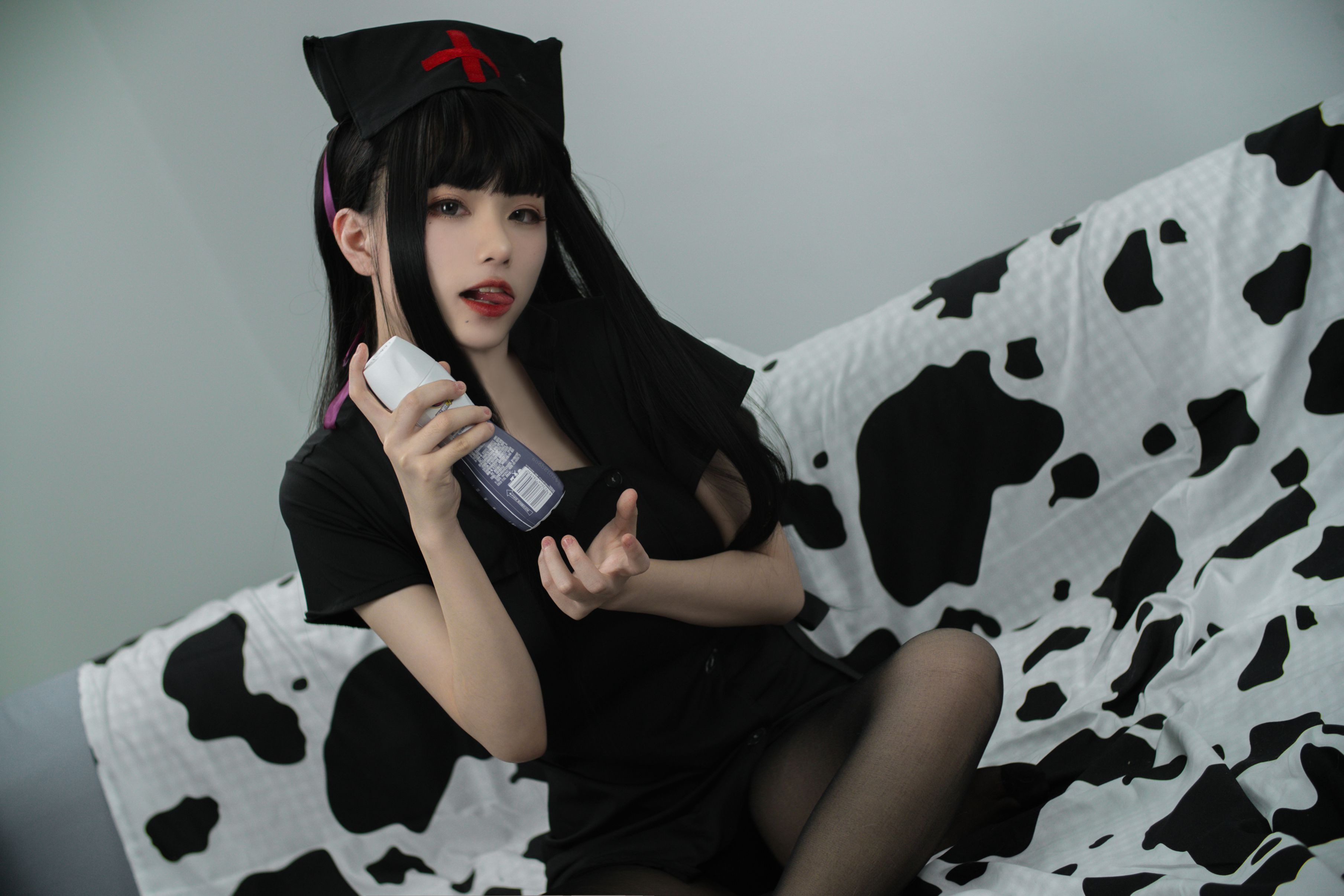 NO.002 黑色护士 [58P-515MB] 21