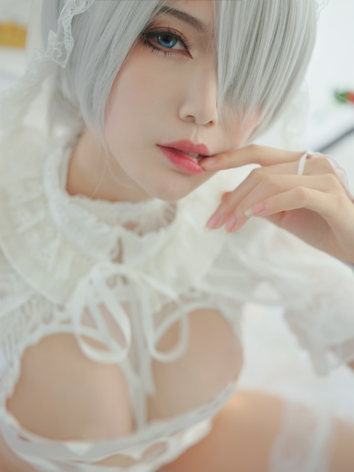 Cosplay 一米八的大梨子 2B Bride 1