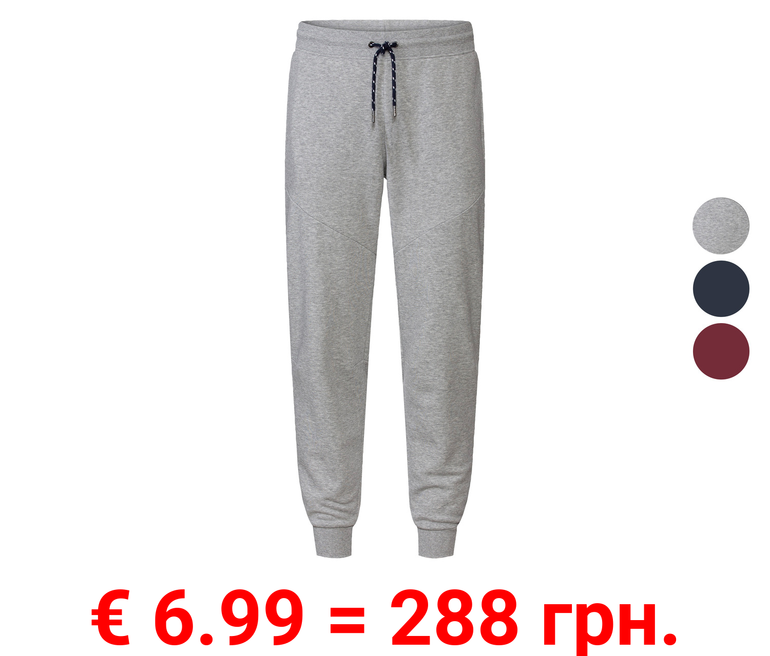 LIVERGY® Herren Sweathose mit Baumwolle