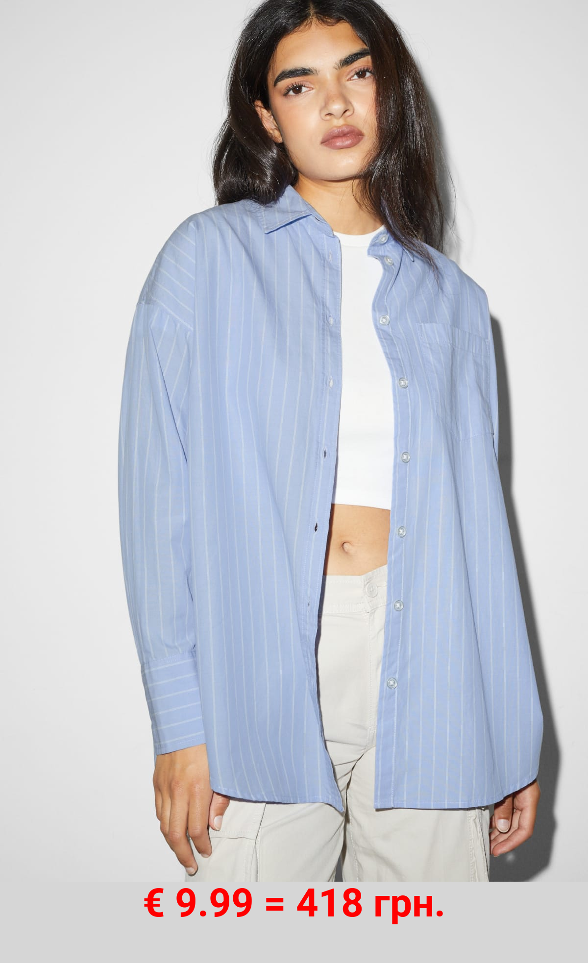 CLOCKHOUSE - Bluse - gestreift