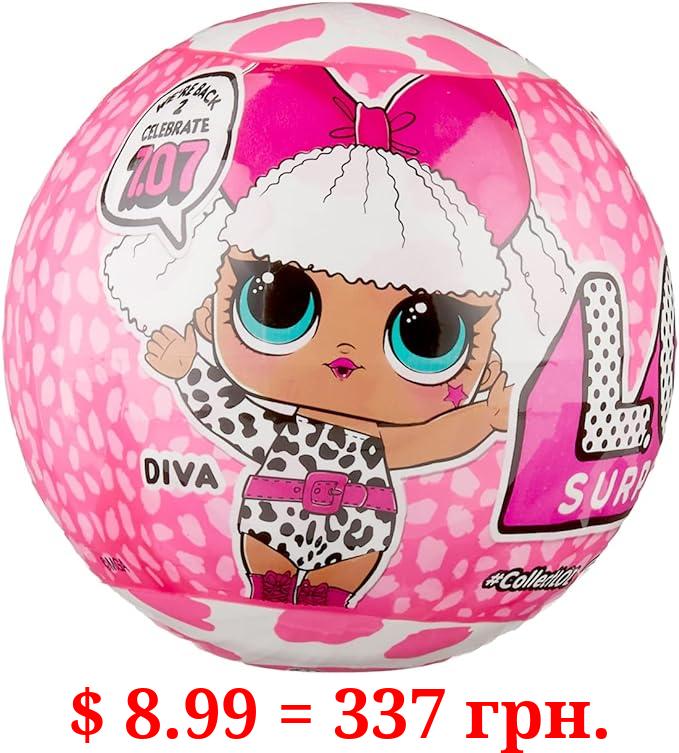 L.O.L. Surprise! 707 Diva Doll with 7 Surprises Including Doll, Fashions, and Accessories - Great Gift for Girls Age 4+, Collectible Doll, Surprise Doll, Water Surprise, Multicolor