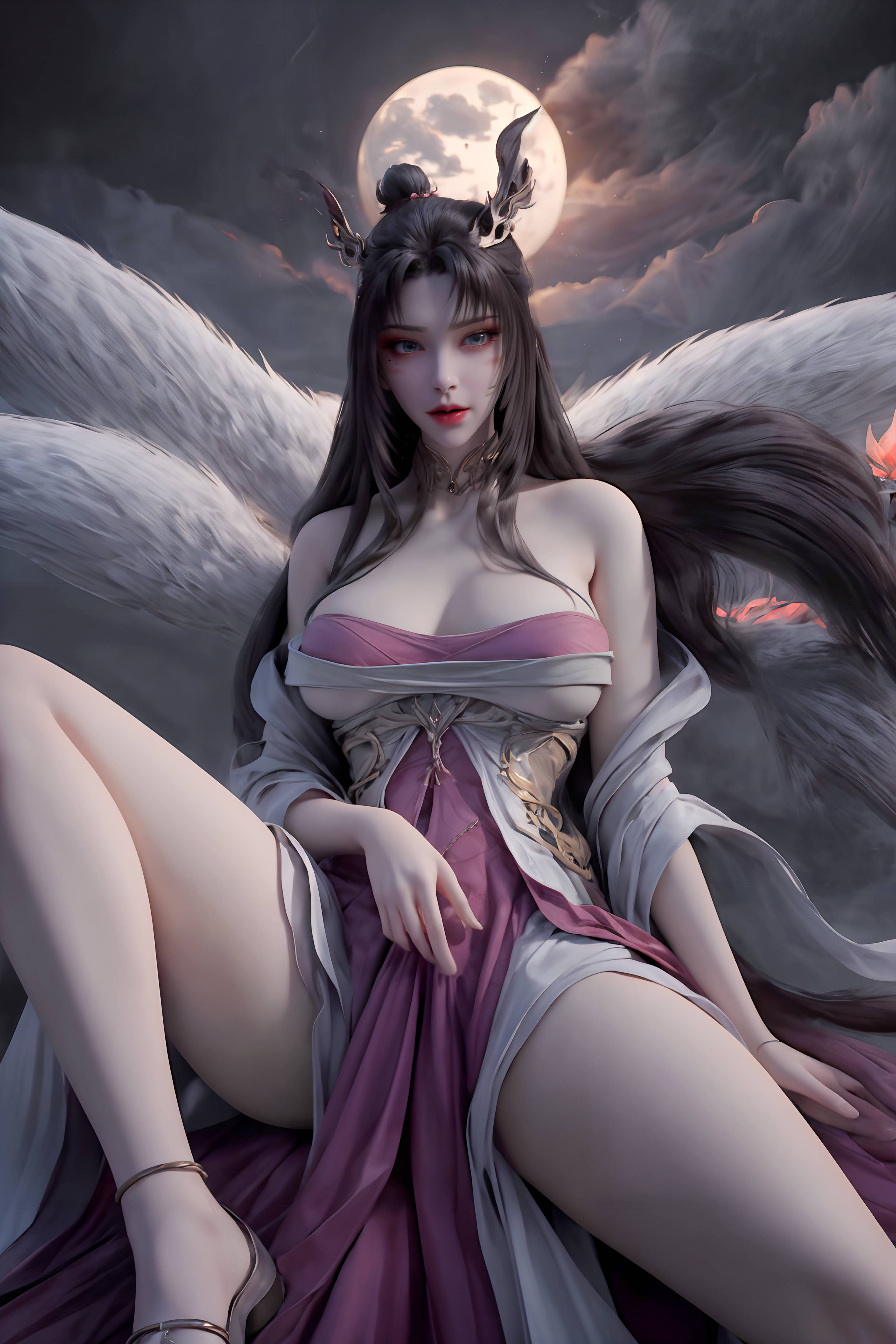 图片[7]-完美世界-天狐仙子 逼真狐尾-六色网