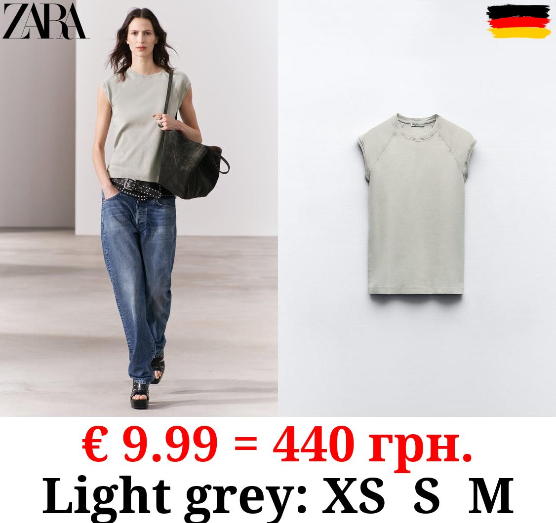 FADED COTTON T-SHIRT