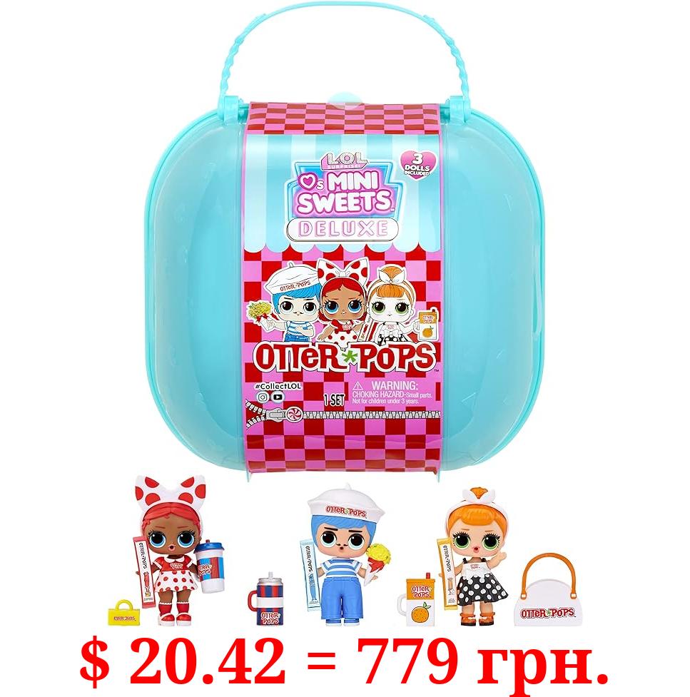 L.O.L. Surprise! Loves Mini Sweets Otter Pops Deluxe Pack with 20+ Surprises, Including 3 Collectible Dolls and Accessories, Holiday Toy, Great Gift Kids Ages 4 5 6+ Years Old(Multi Color)