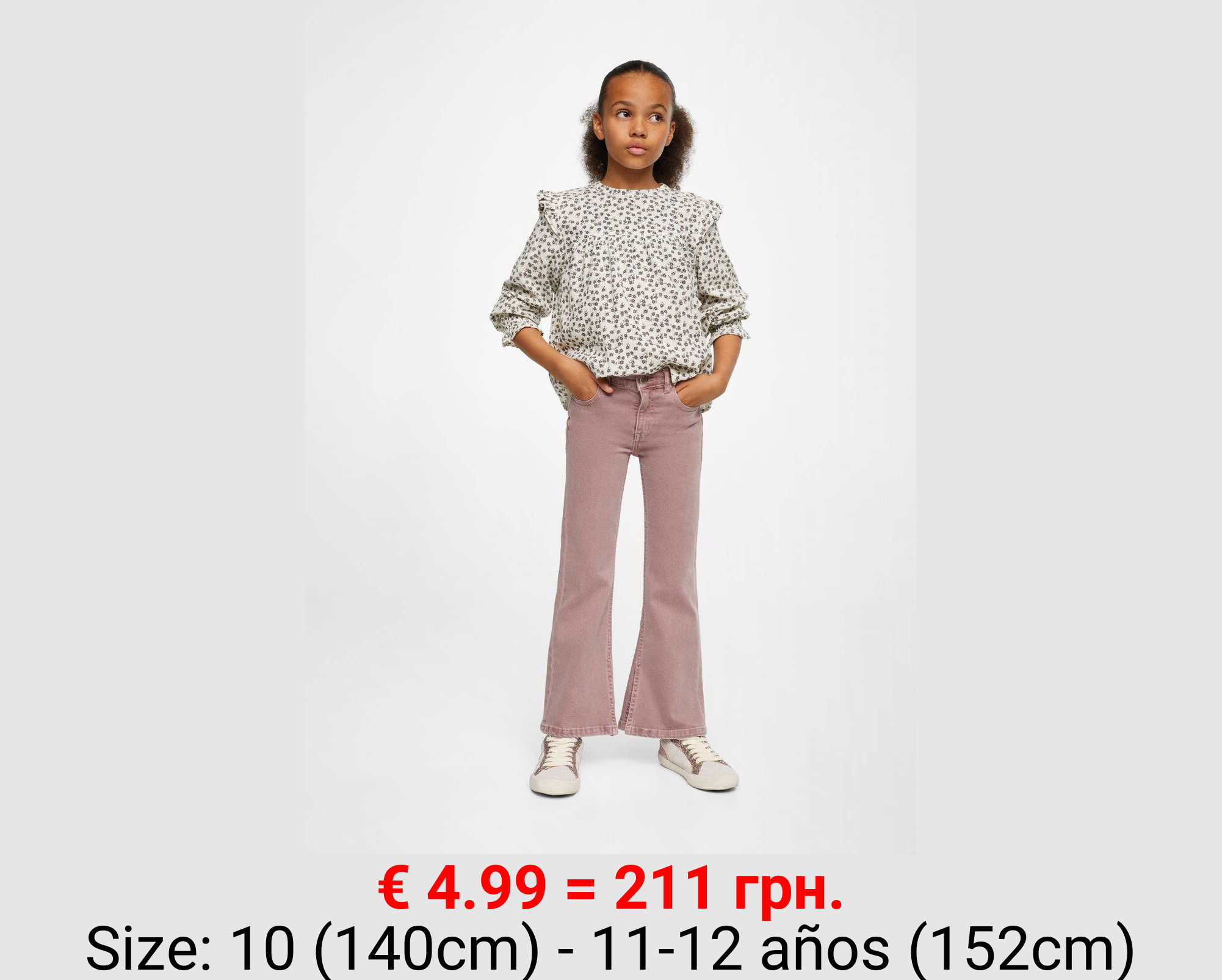 Blusa floral volante