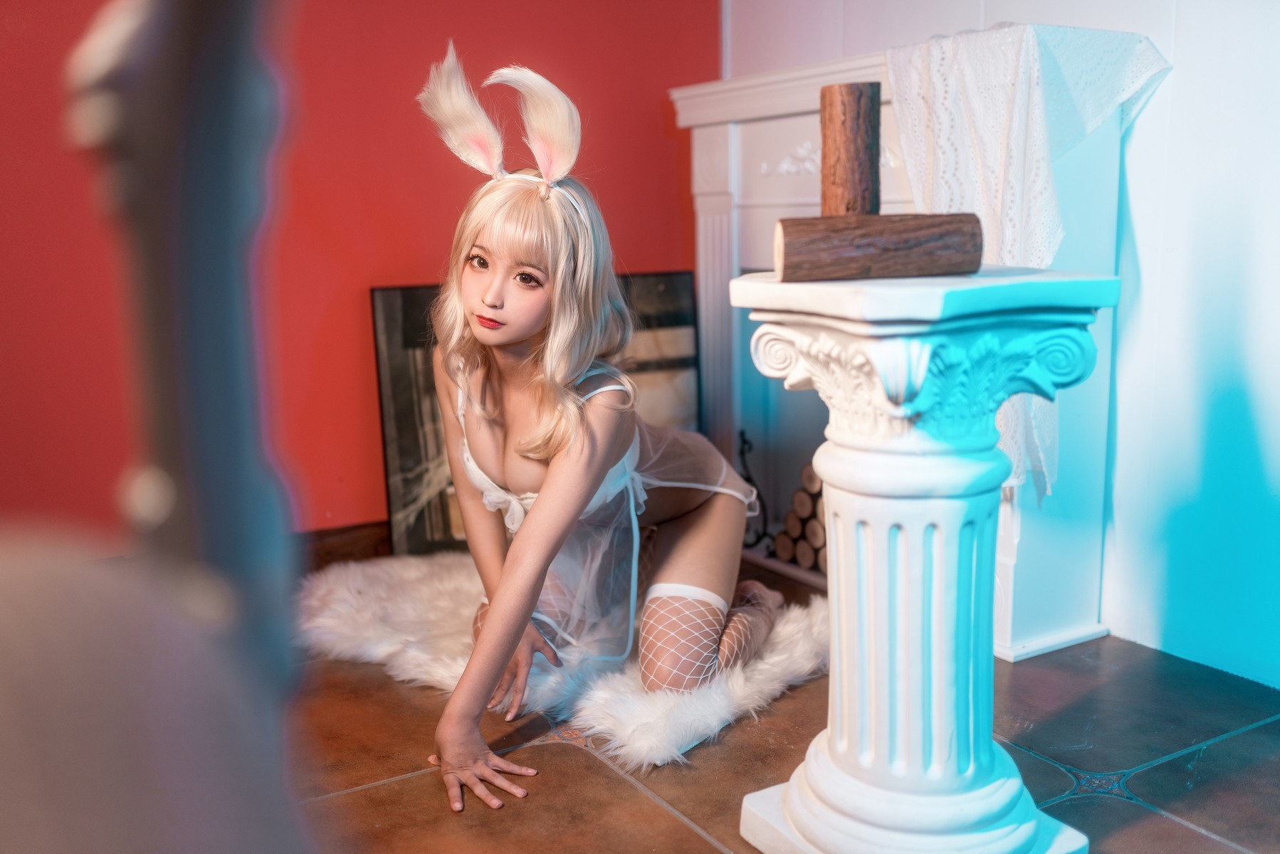 Cosplay 蠢沫沫 Chunmomo 小白兔 14