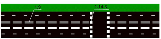 1.14.3 Разметка дорожная. Разметка 1.14.1. Горизонтальная разметка 1.14.1. Горизонтальная разметка 1.14.3.