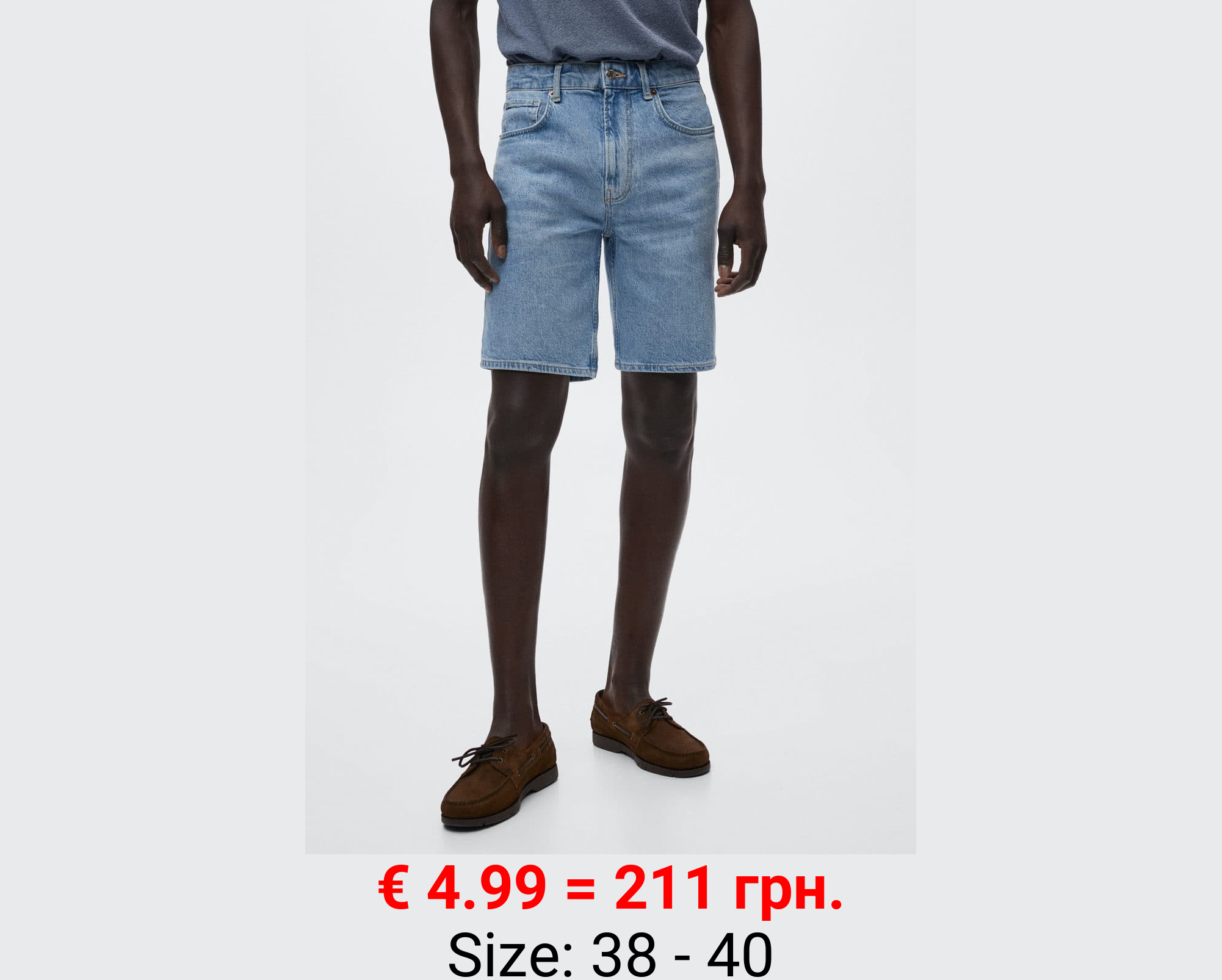 Bermudas vaqueras regular fit