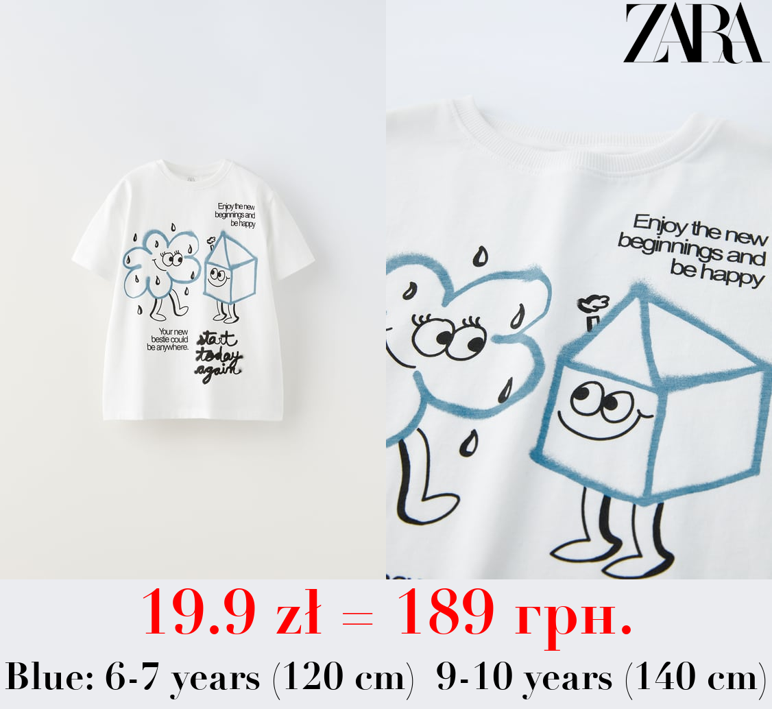 GRAFFITI PRINT T-SHIRT