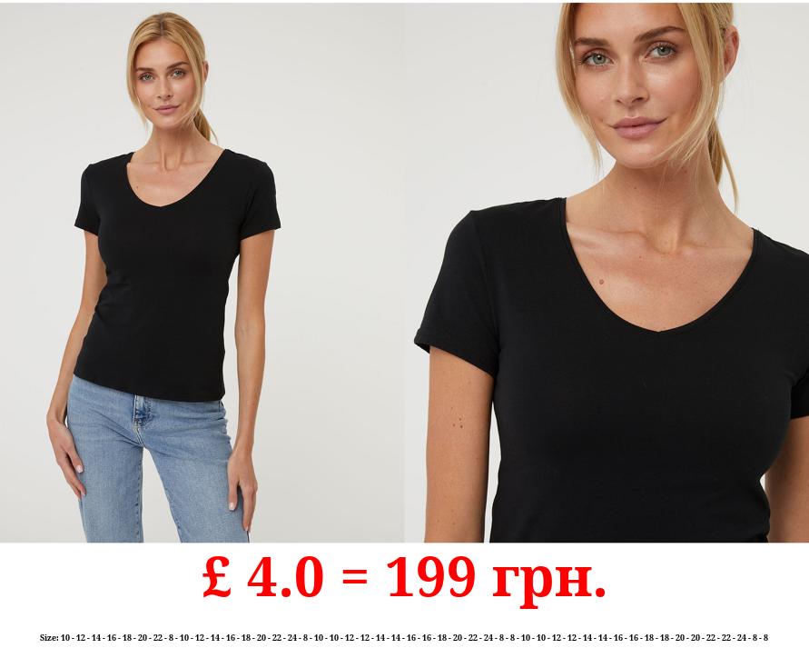 Basic V Neck Top