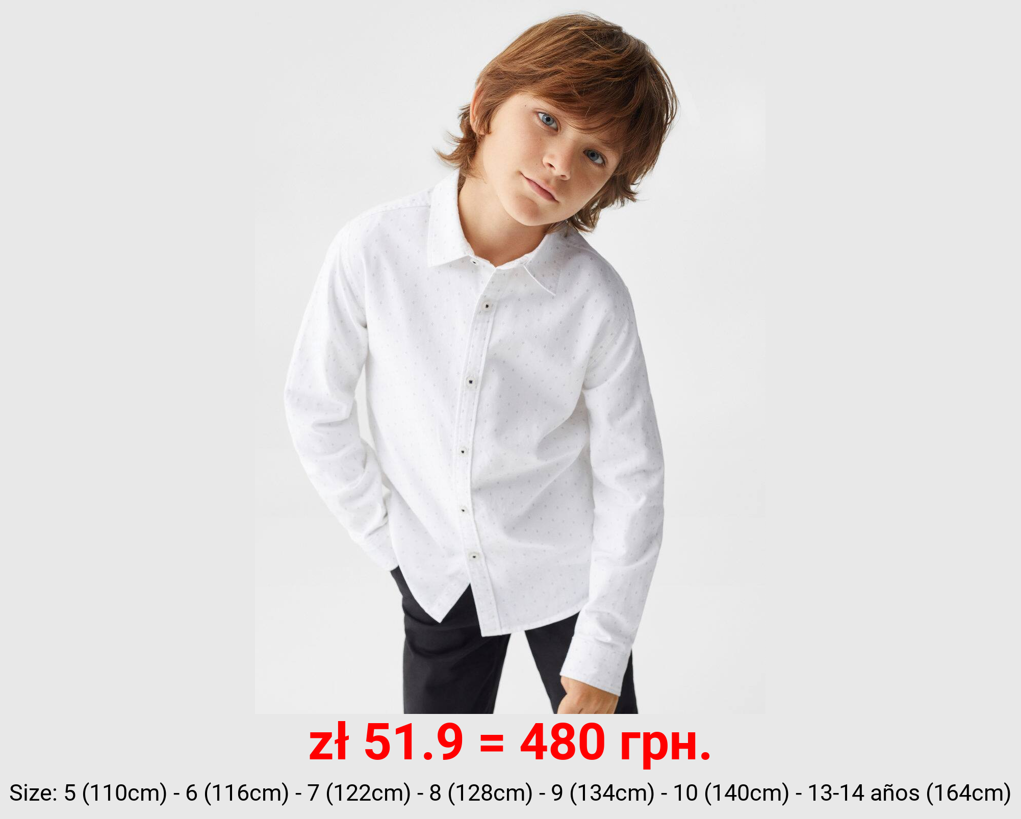 Camisa oxford algodón