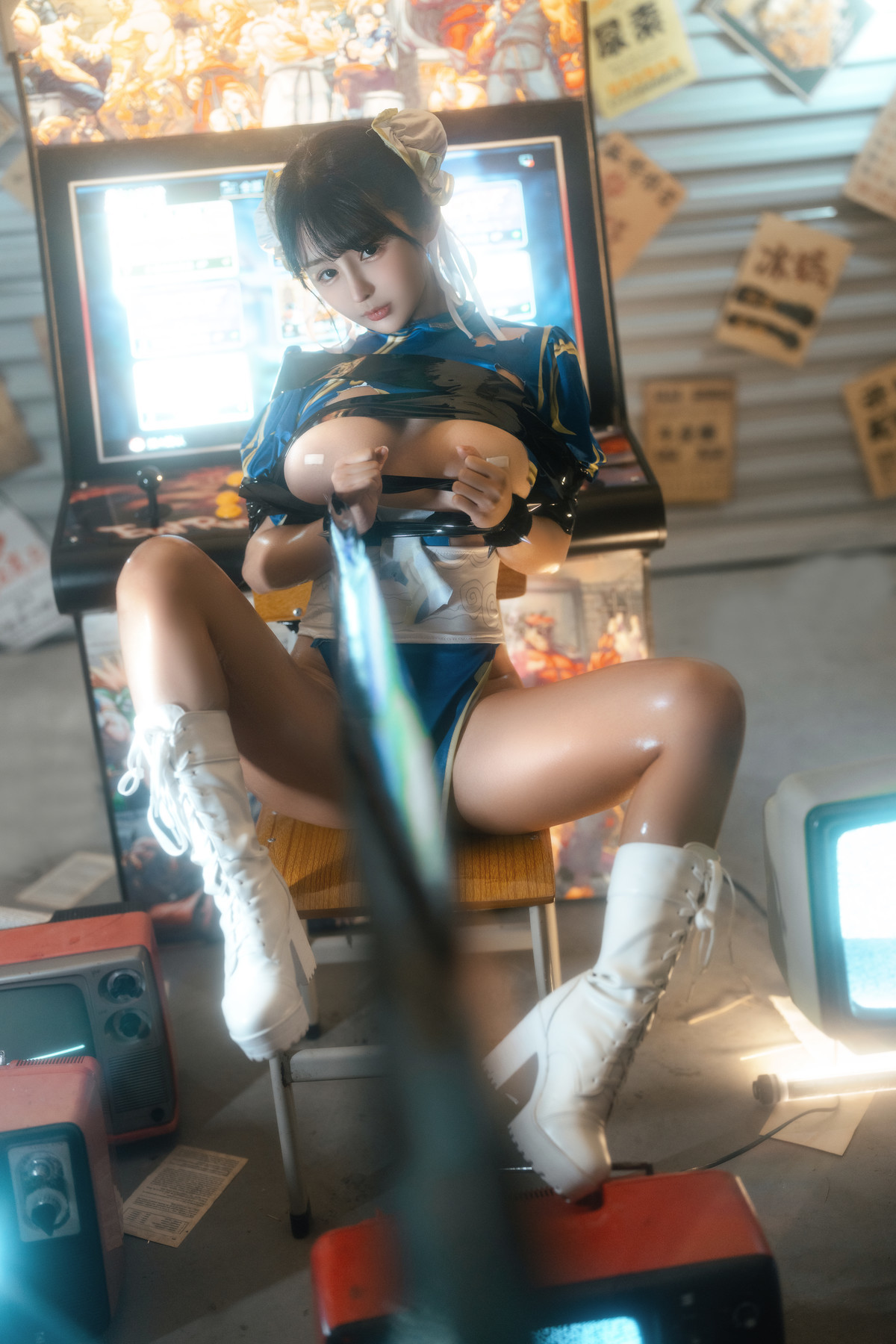 Cosplay 桜井宁宁 电玩春丽 Set.01 39